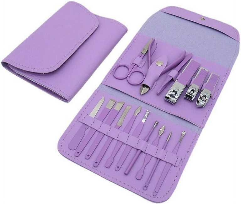 💅Set Profesional de Manicura y Pedicura - 16 Herramientas Esenciales 💜